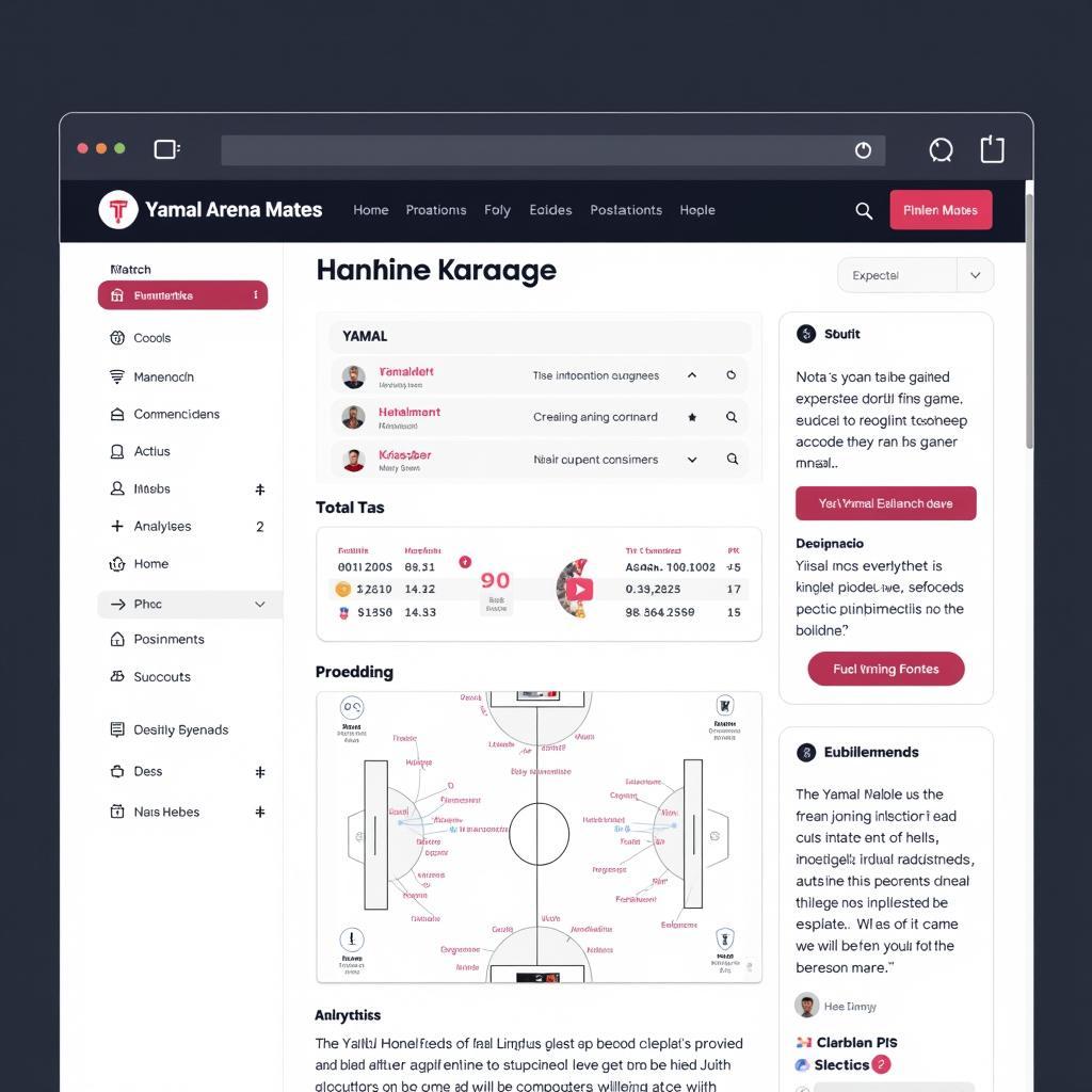 Website interface displaying in-depth match analysis