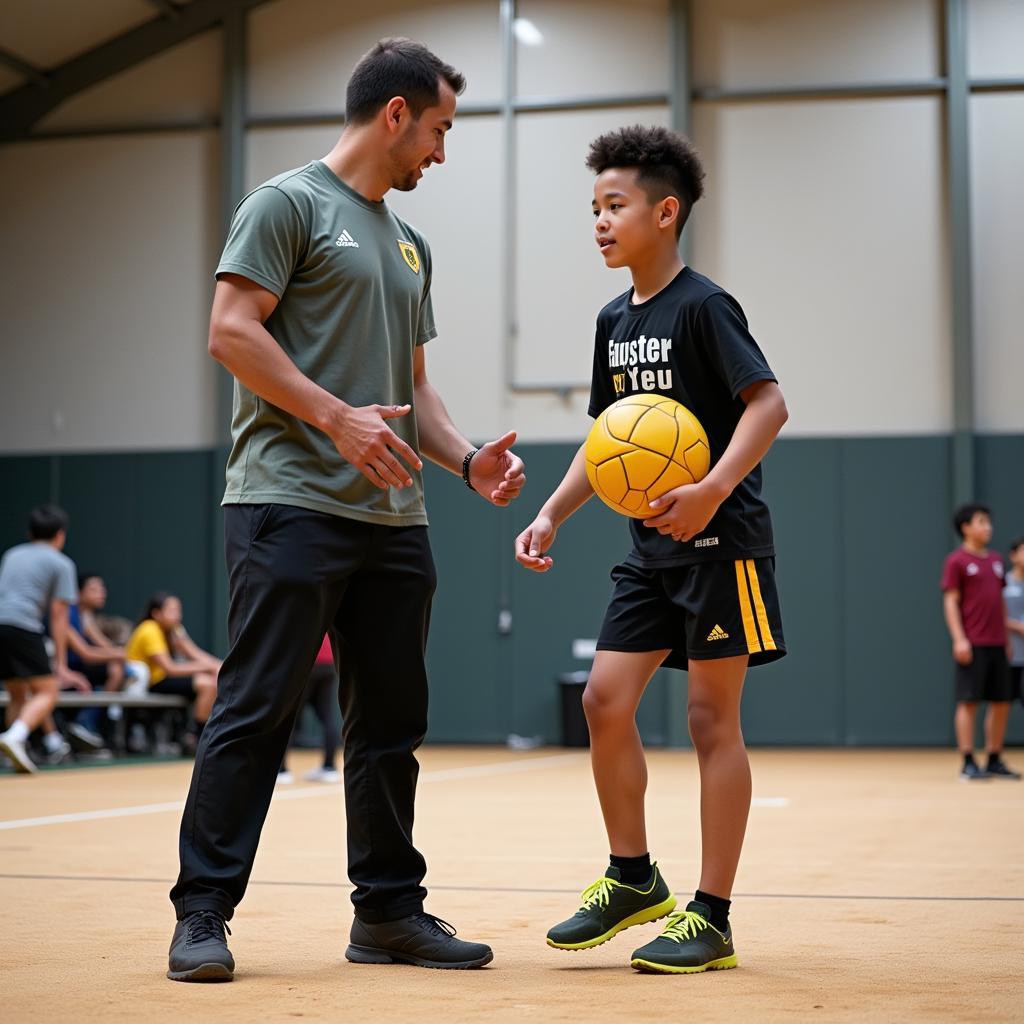 Yamal training at the youth academy