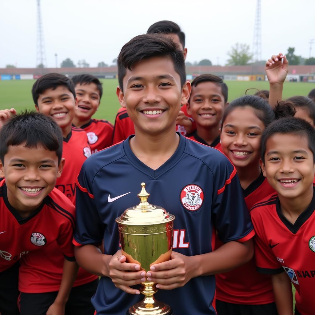 Yamal in Youth Team Photo