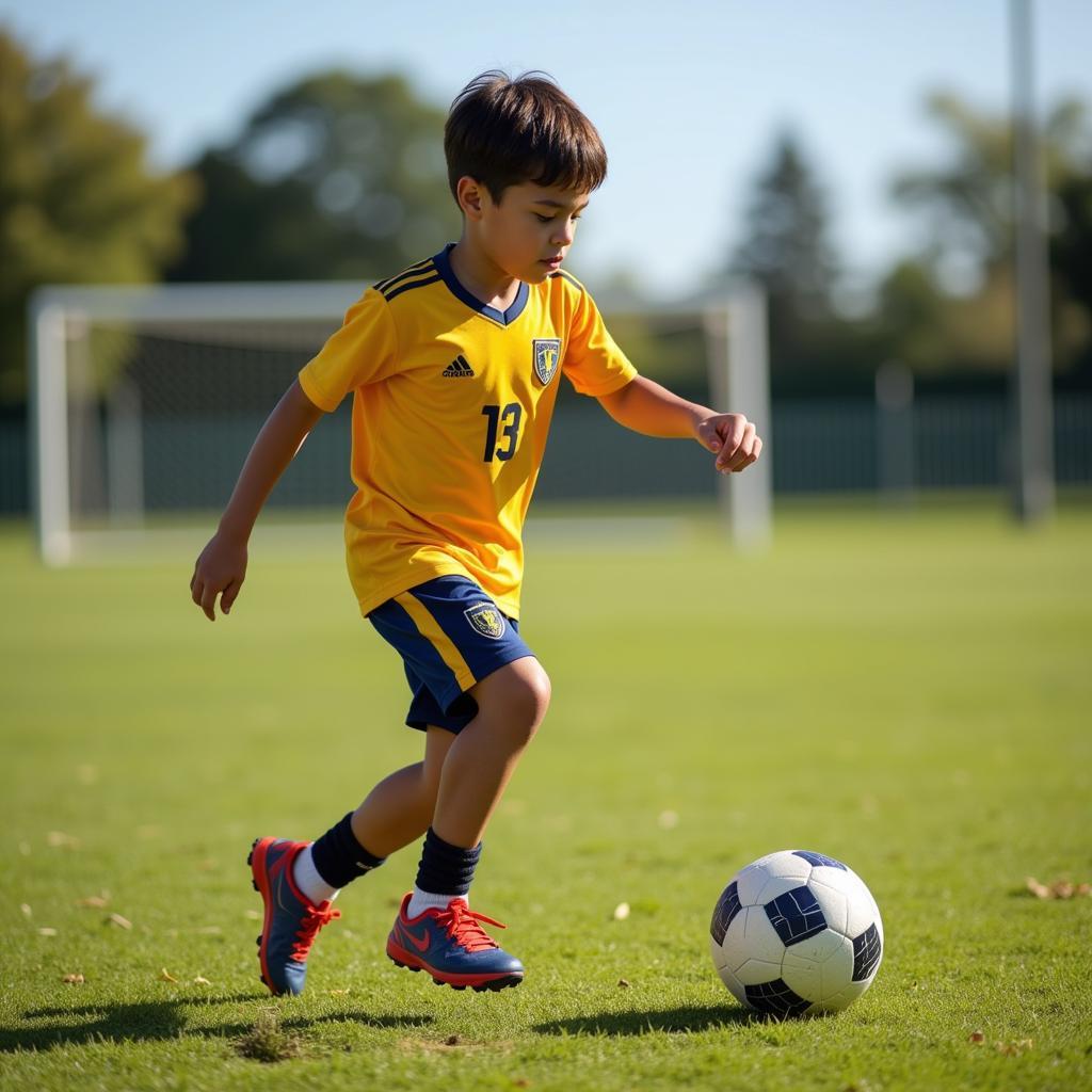 Yamal training as a child