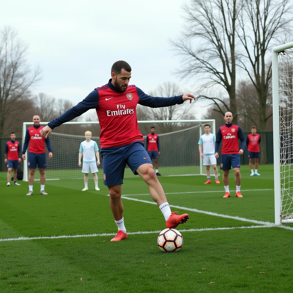 Yamal Practicing Free Kicks