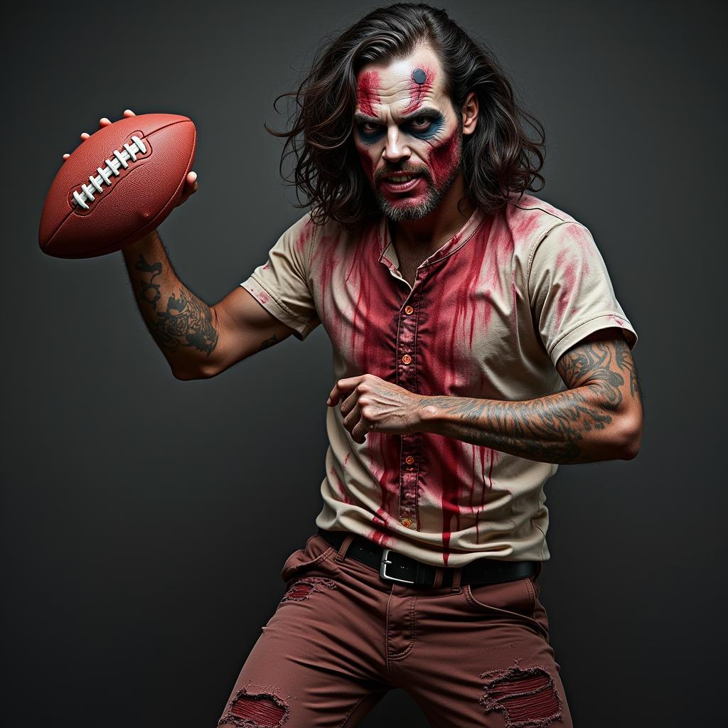 Zombie Football Player Costume