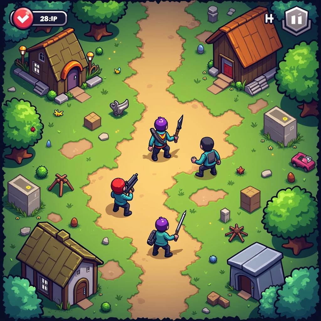 zombsroyale.io gameplay screenshot