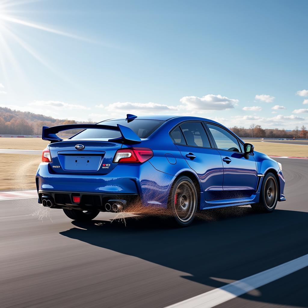 2020 WRX Wing Aerodynamics in Action