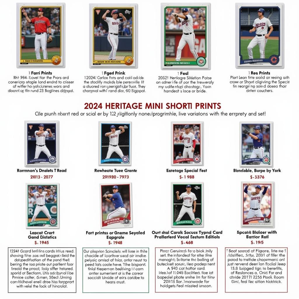 2024 Heritage Mini Checklist: Exploring Different Variations