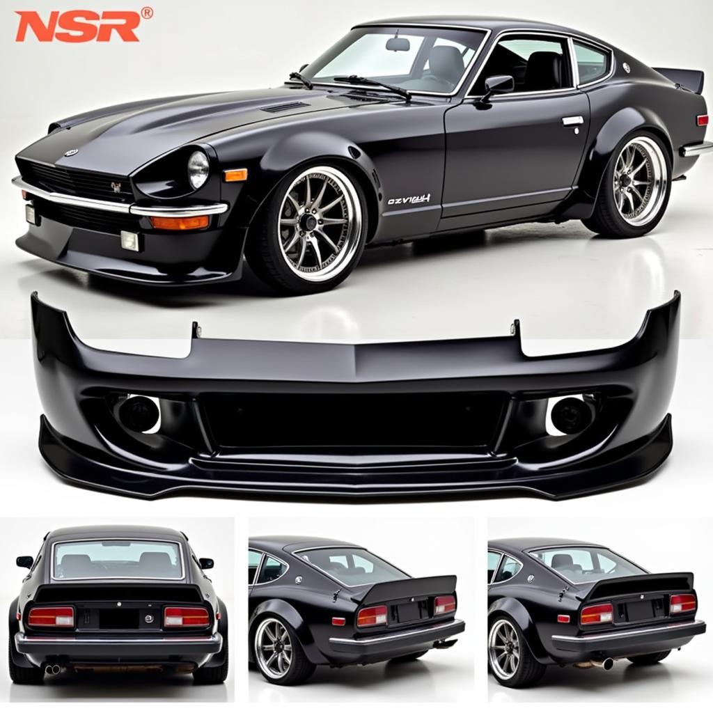 Showcasing a 240z with a Modern Body Kit