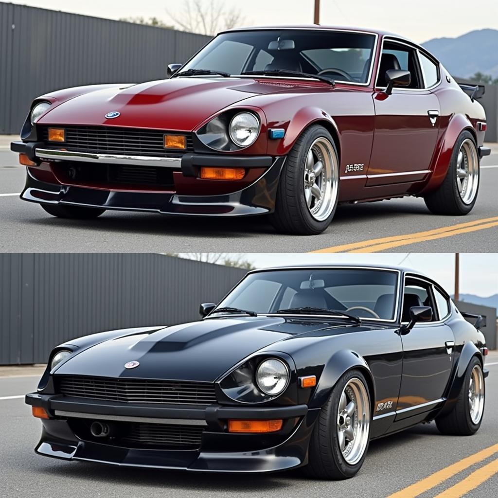 Finished 240z with Body Kit