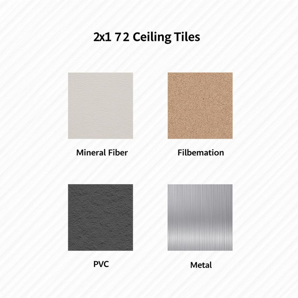 2x2 Ceiling Tile Material Comparison: Mineral Fiber, Fiberglass, PVC, and Metal