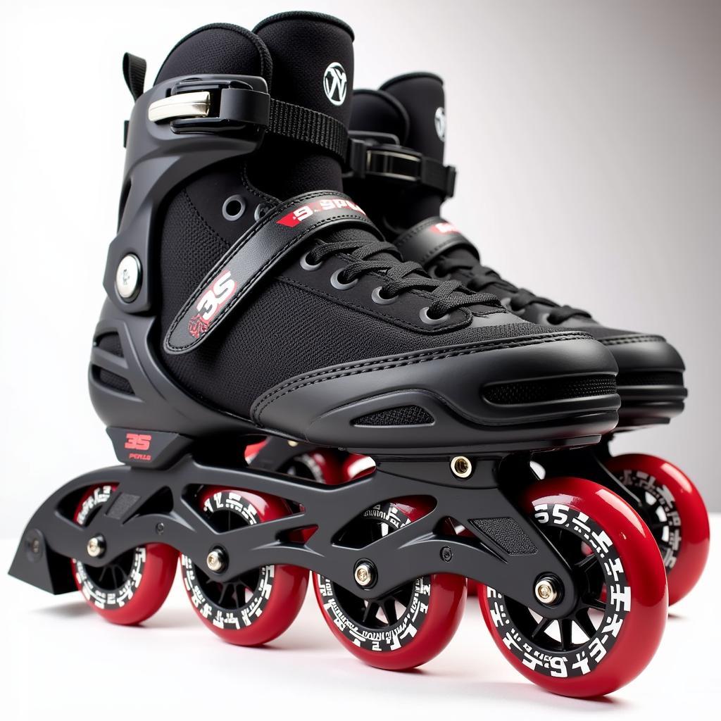 Close-up view of 3s Pro Skates showcasing their design and features