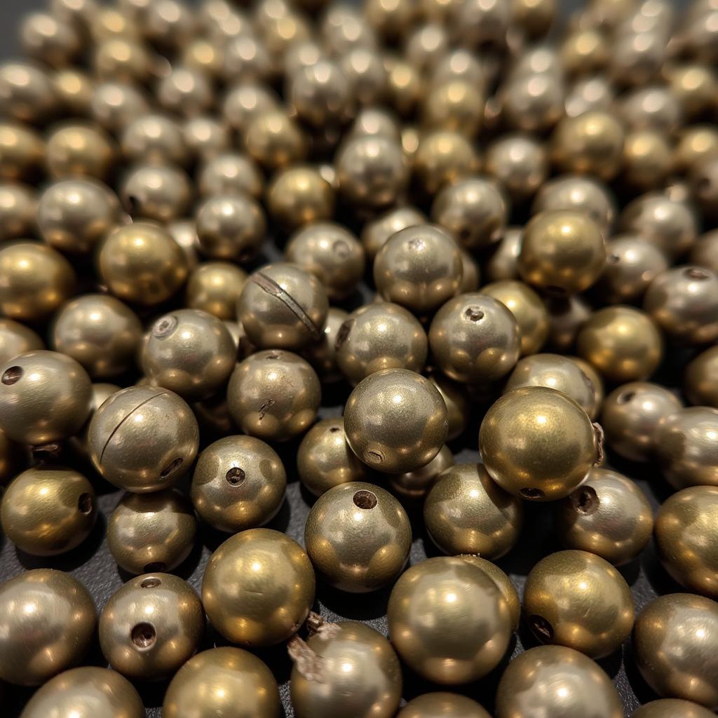 Close-up of #4 buckshot pellets