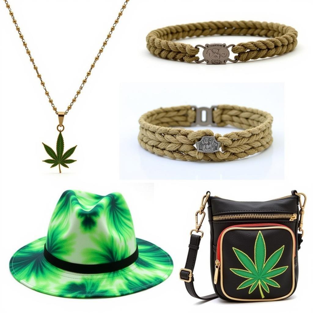 Accessories for 420 outfits including jewelry, hats, and bags.