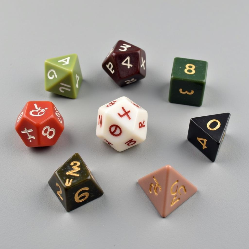 Polyhedral 7 Die Dice Set