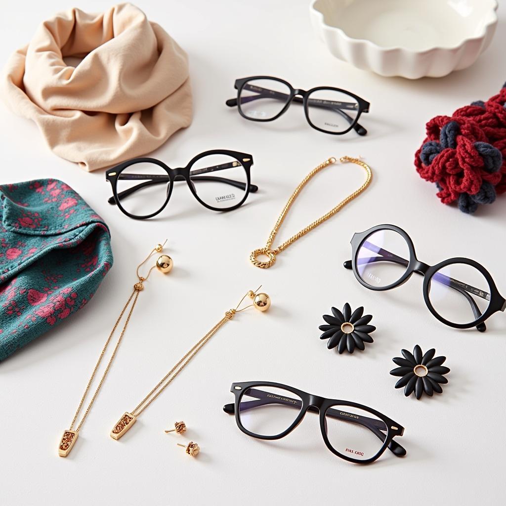 Accessories that complement glasses