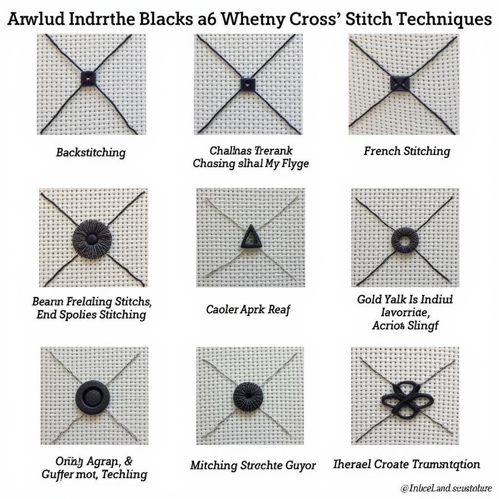 Advanced Black and White Cross Stitch Techniques