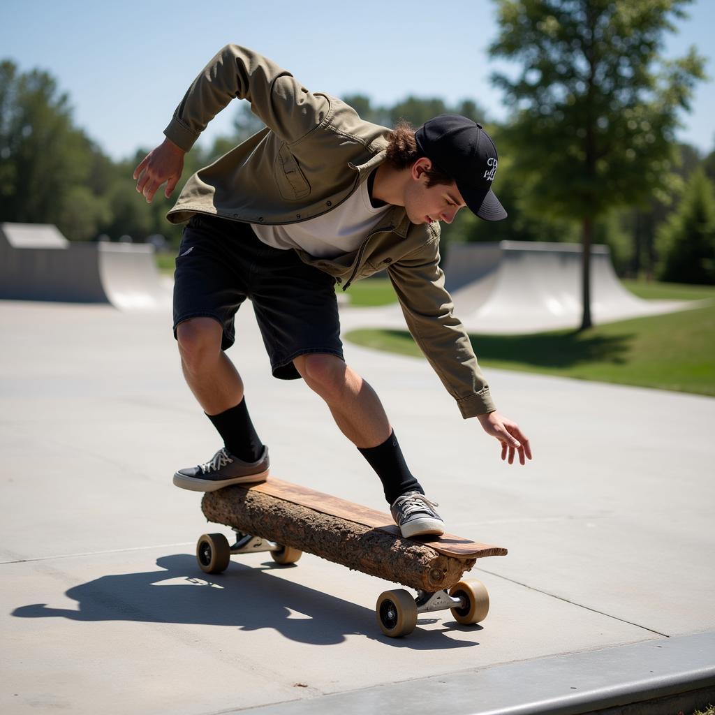 Advanced Log Skateboarding Tricks: Slides, Nose Manuals, and Ollies