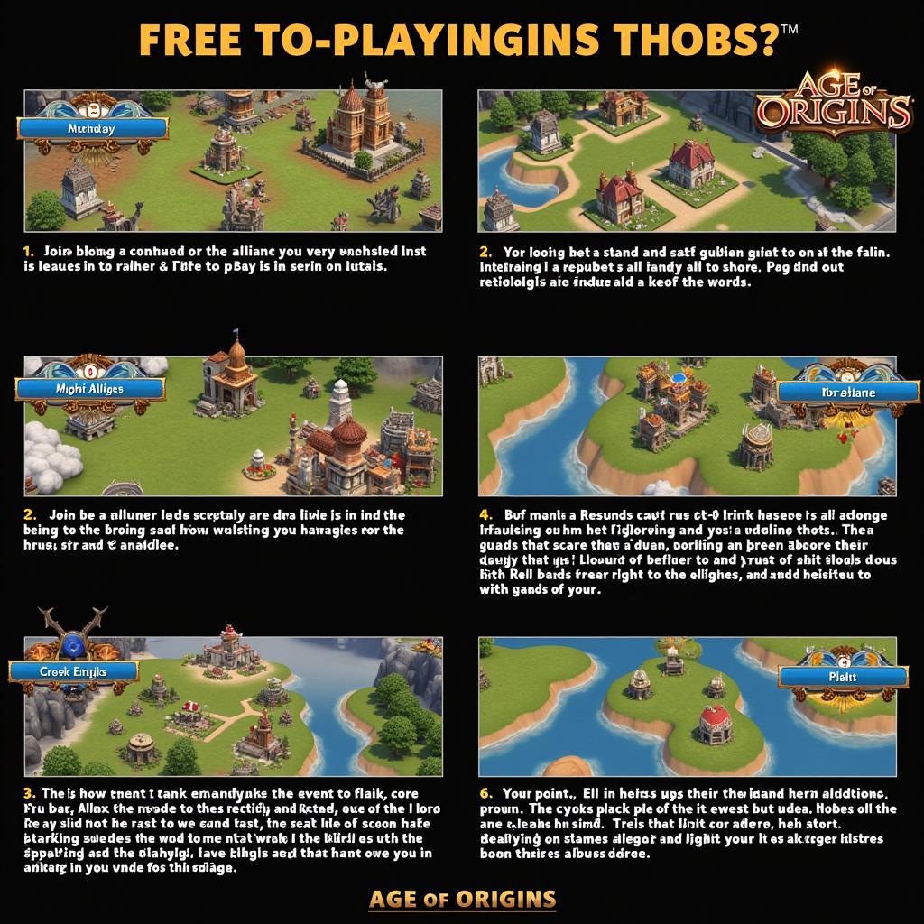 Free-to-Play Tips for Age of Origins