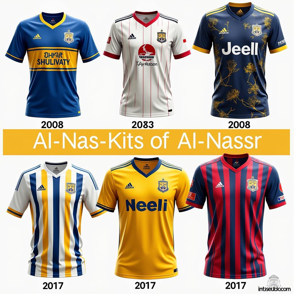 Al Nassr Historical Kits Evolution