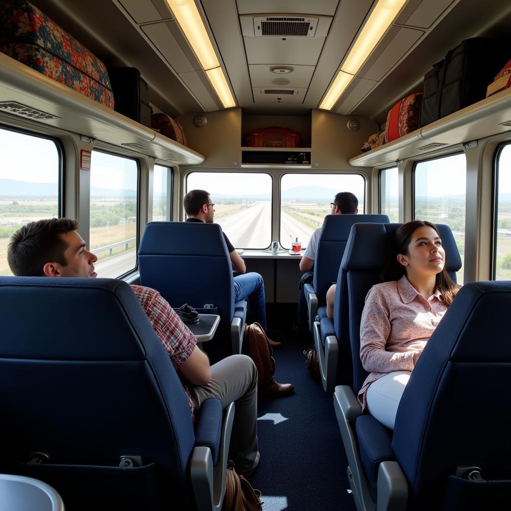 Amtrak Coast Starlight Train Interior