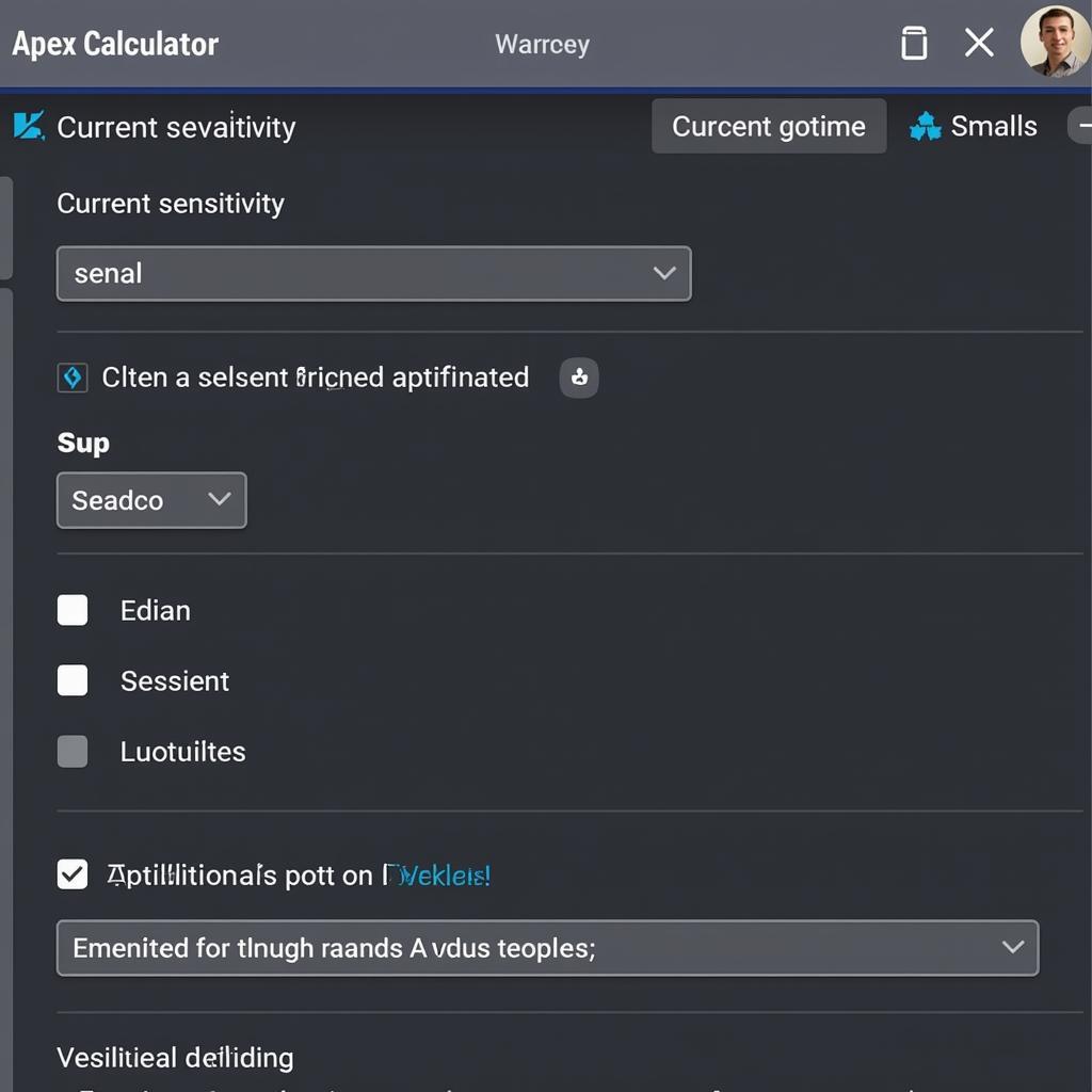 Apex Calculator Interface