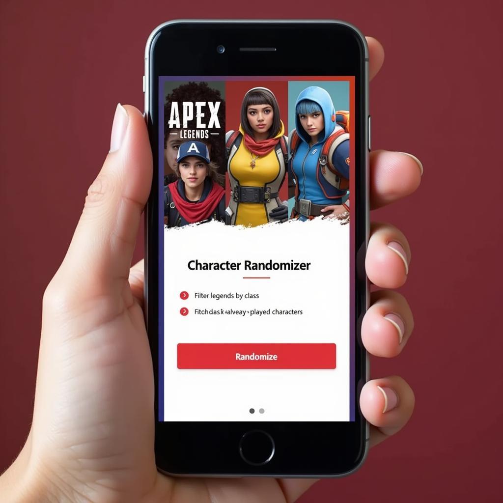 Apex Character Randomizer Mobile App