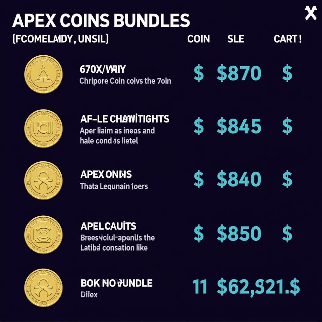 Apex Coins Bundles Comparison