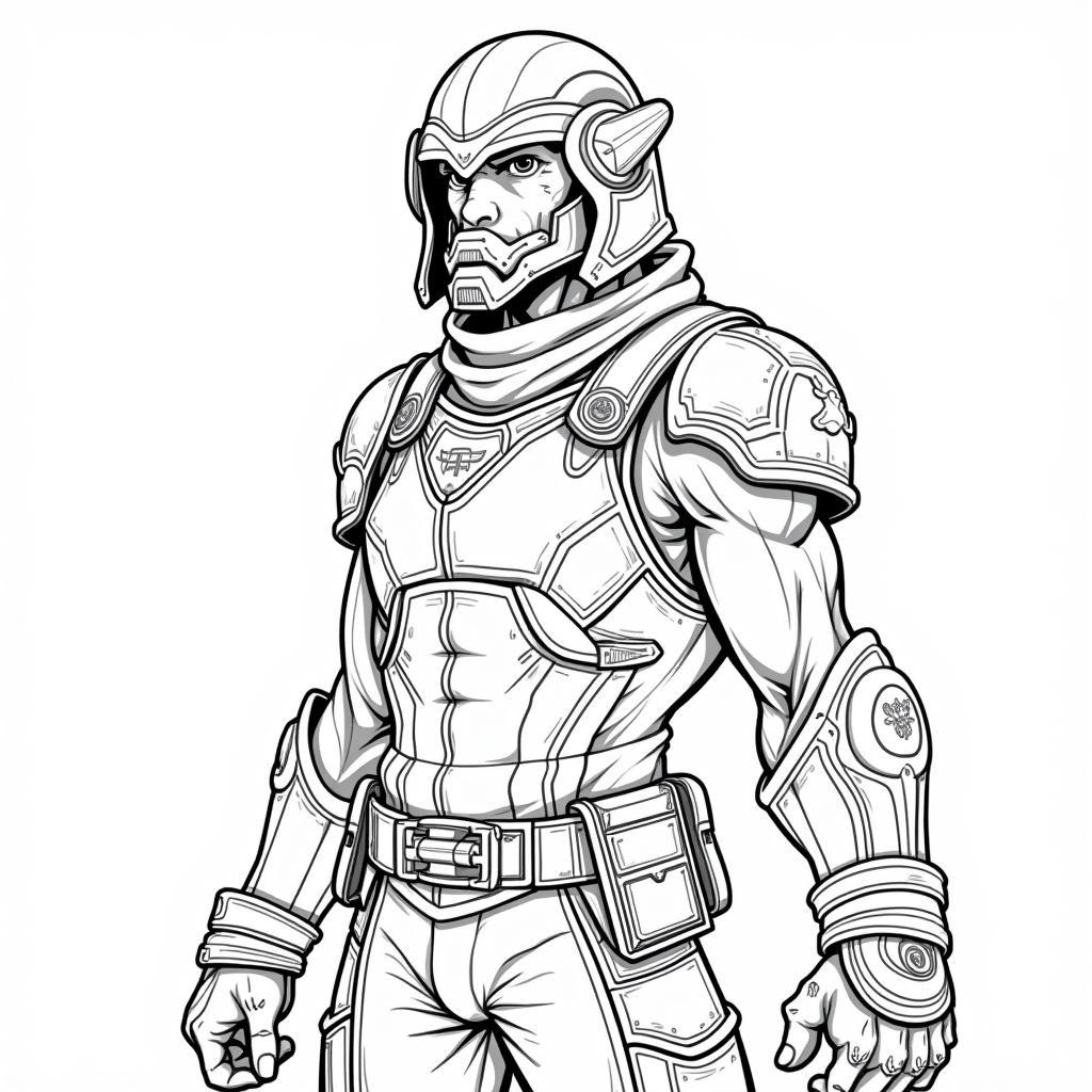 Bloodhound Apex Legends Coloring Page