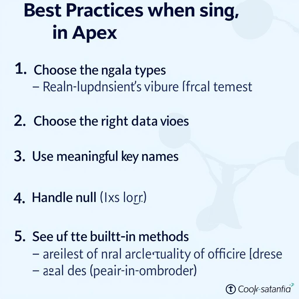 Apex Map Best Practices