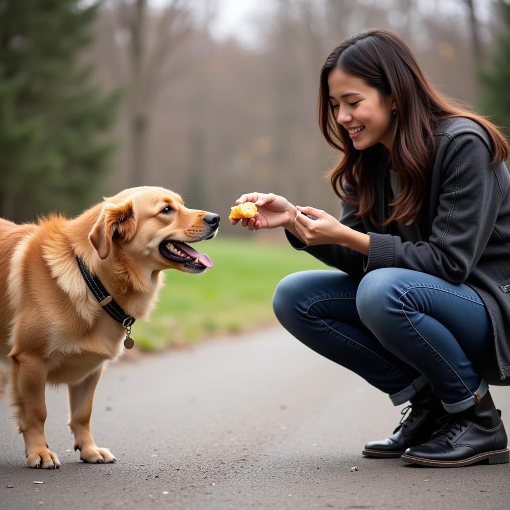 Approaching a Stray Dog Safely