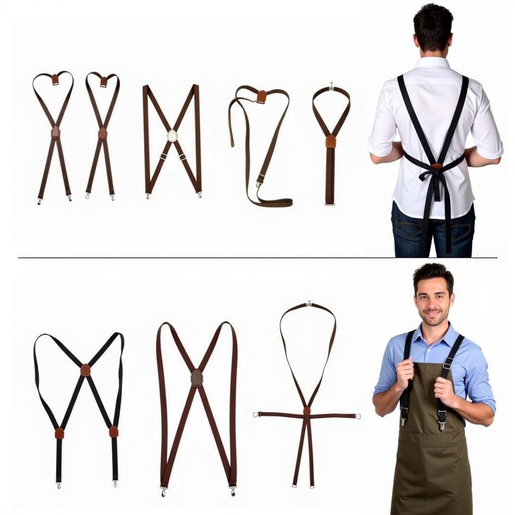 Comfortable and Stylish Apron Suspenders