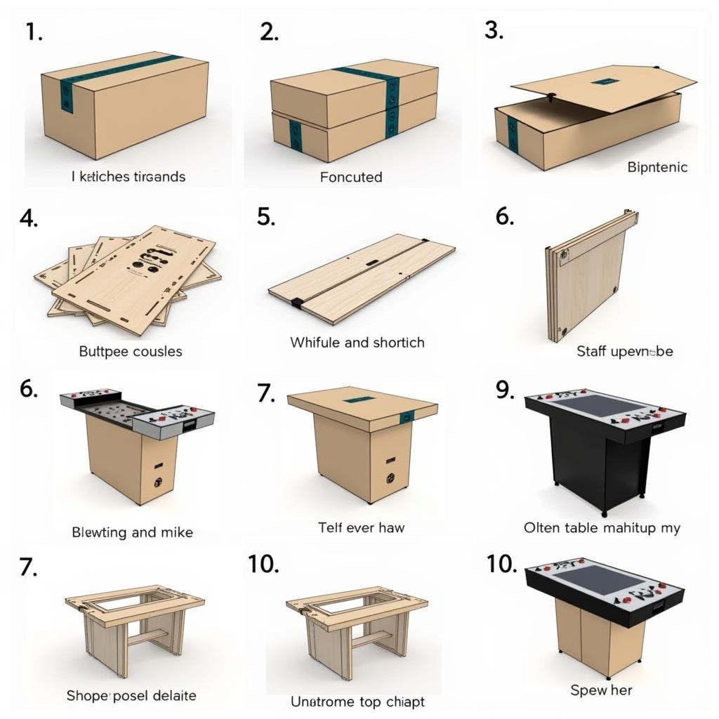 Assembling Your Arcade Cocktail Table Kit