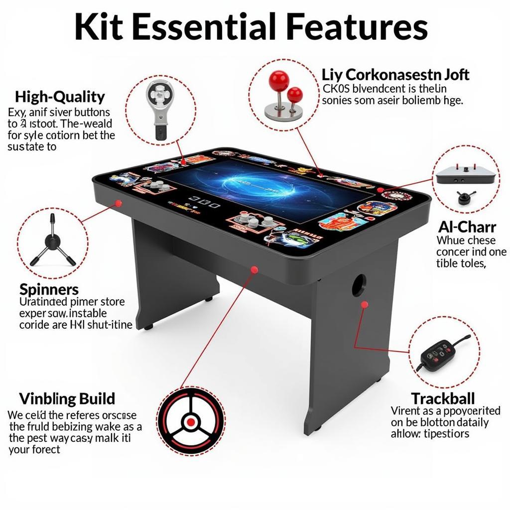 Essential Features of an Arcade Cocktail Table Kit