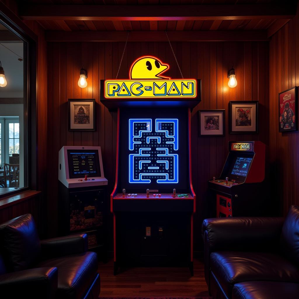 Pac-Man Arcade LED Sign Design