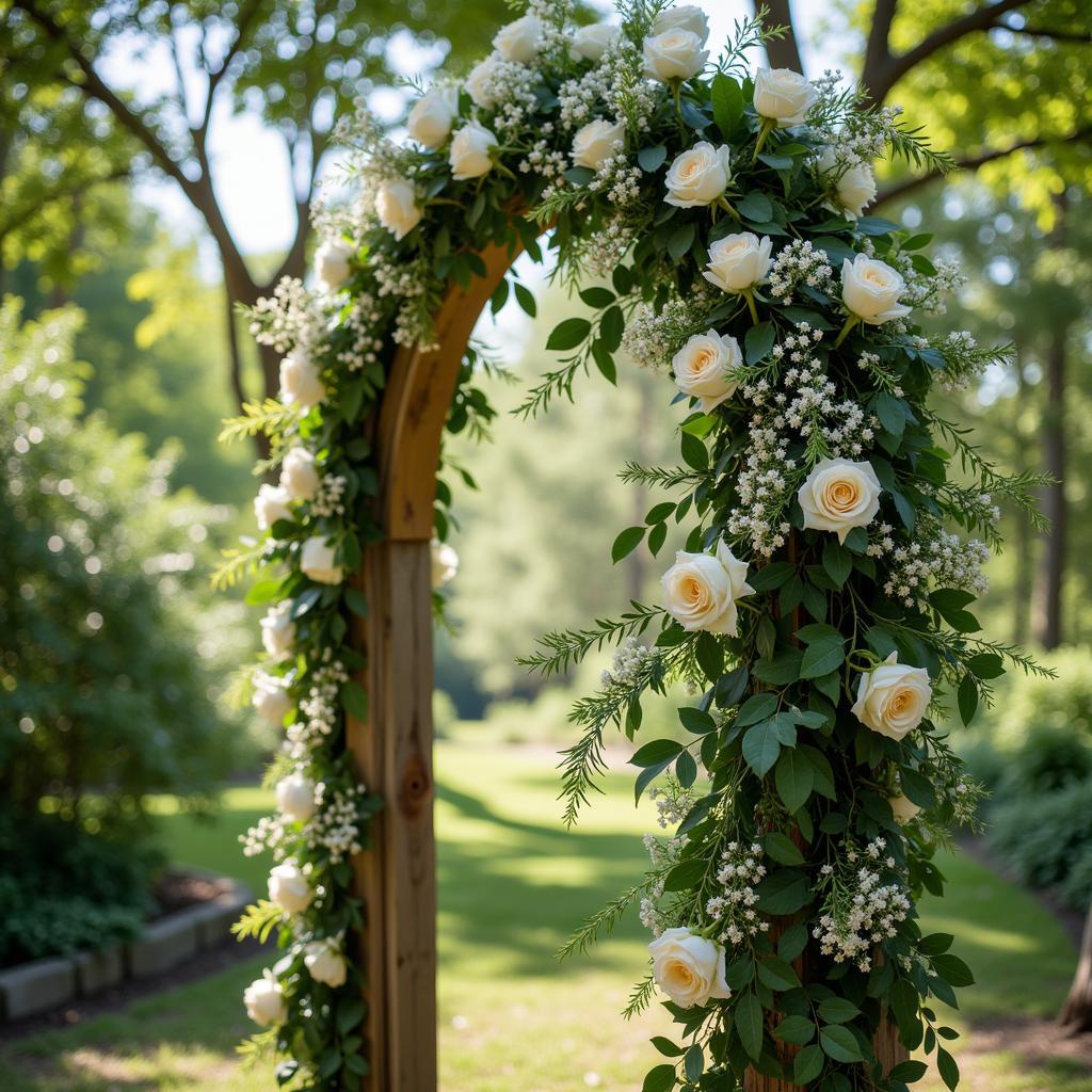 Arch Swag Wedding Floral Arrangement