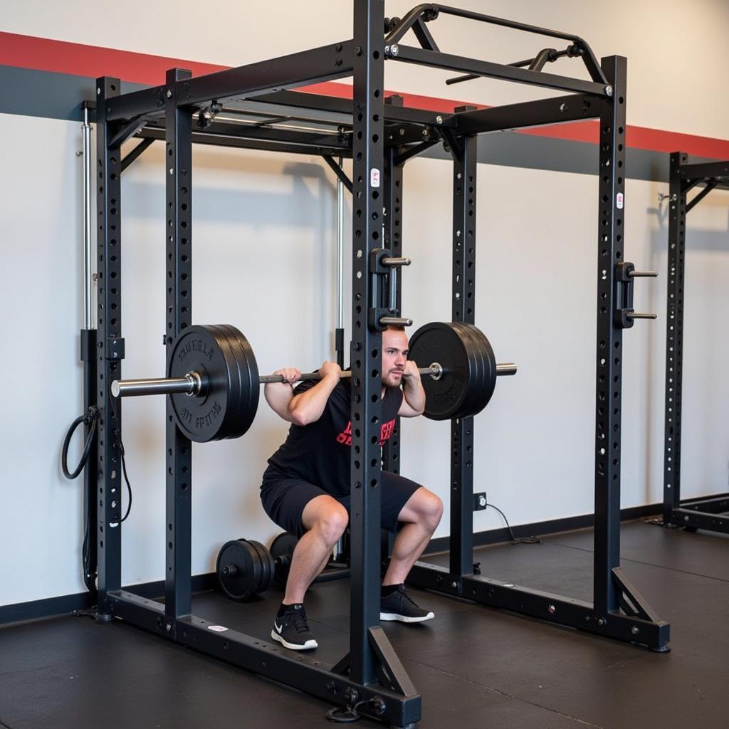 Arsenal Strength Power Rack in Use