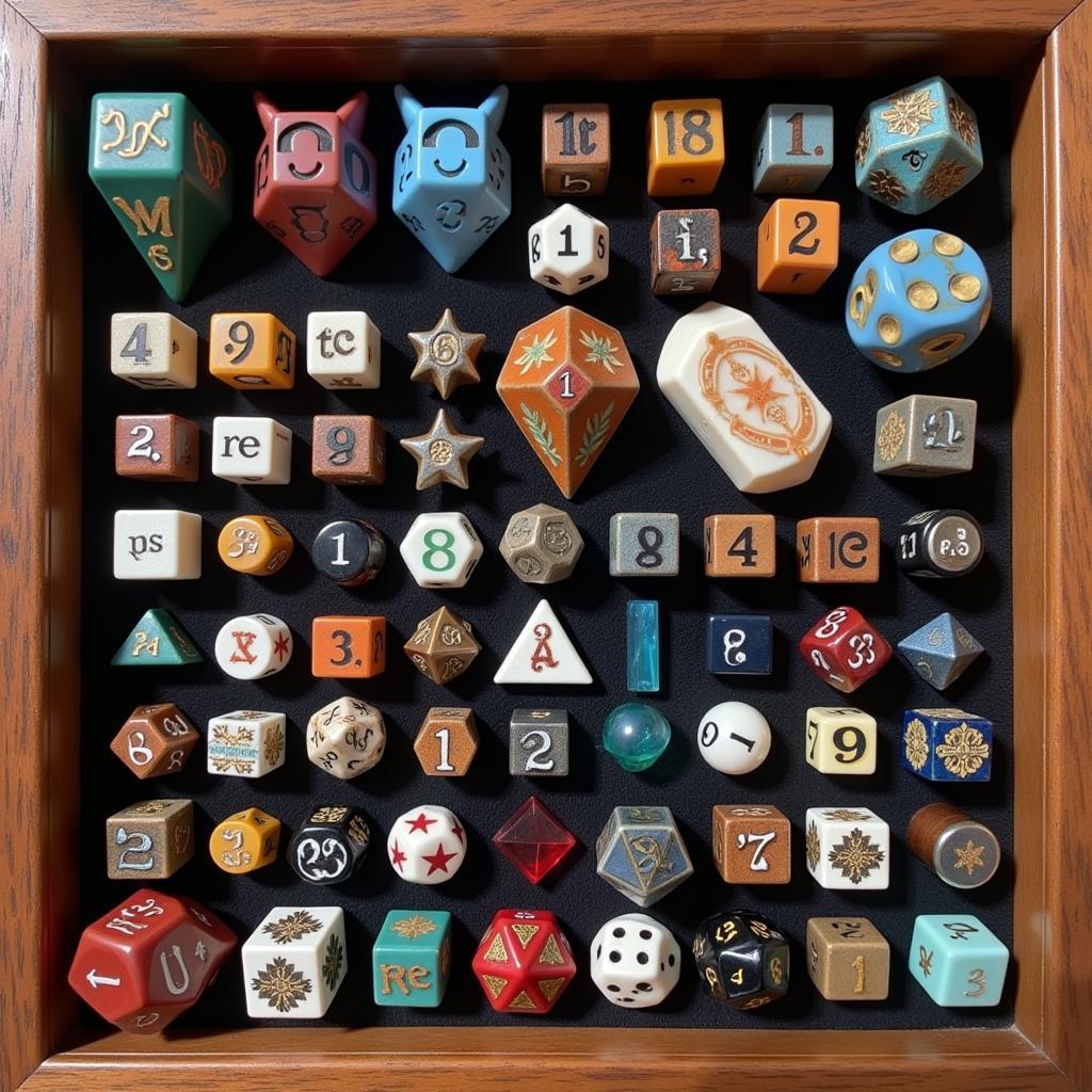 A Collection of Artistic Dice