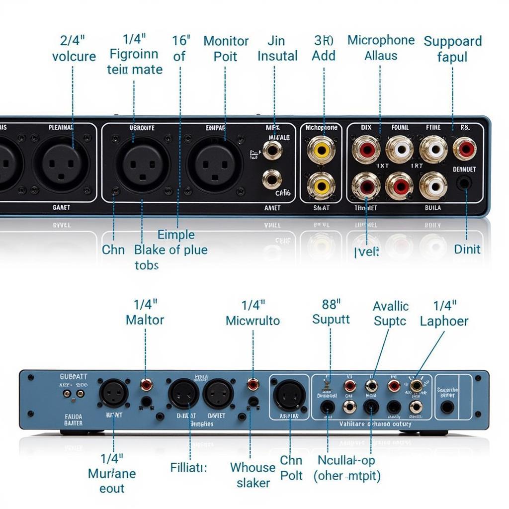 Audio interface inputs and outputs explained