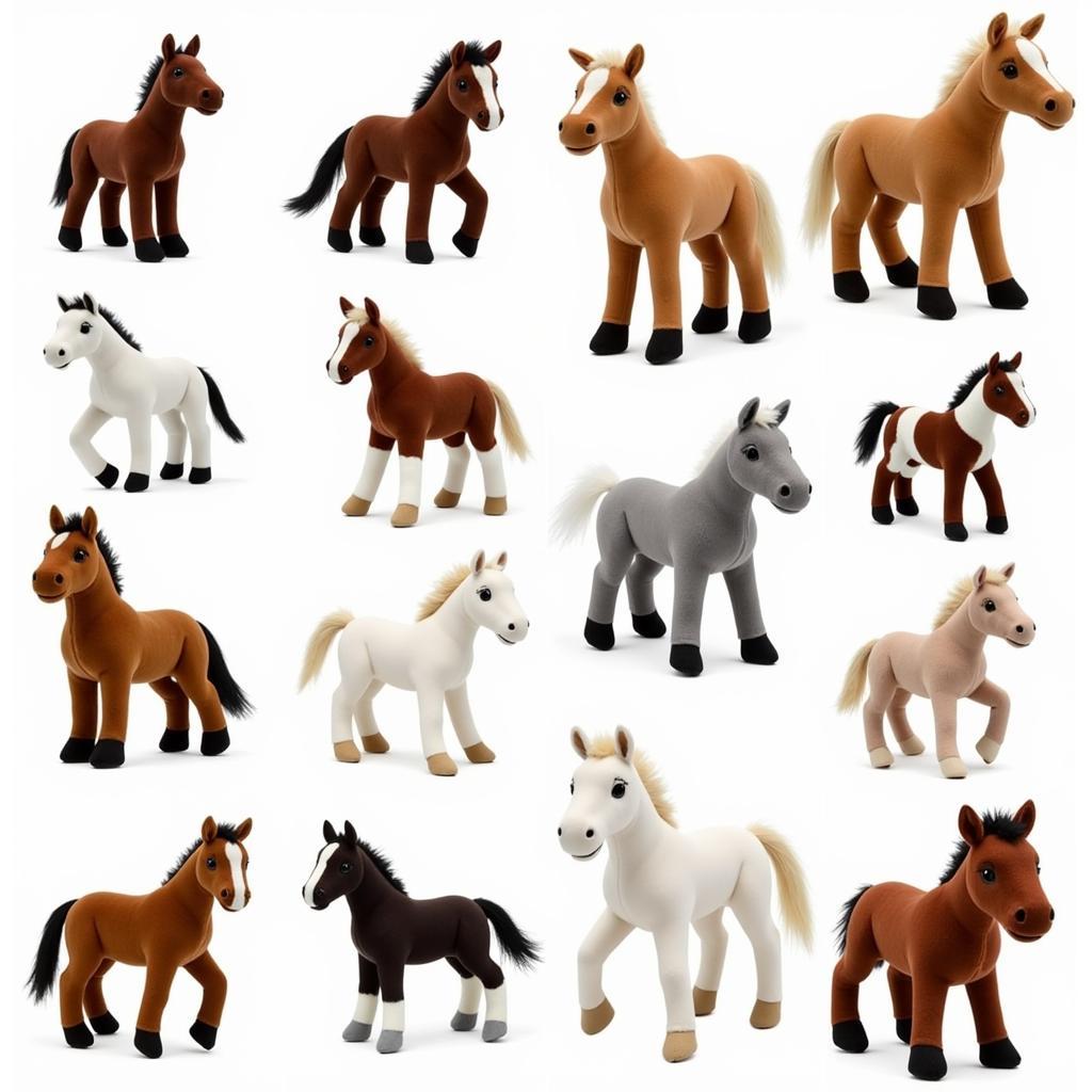 Variety of Aurora Stuffed Animal Horses