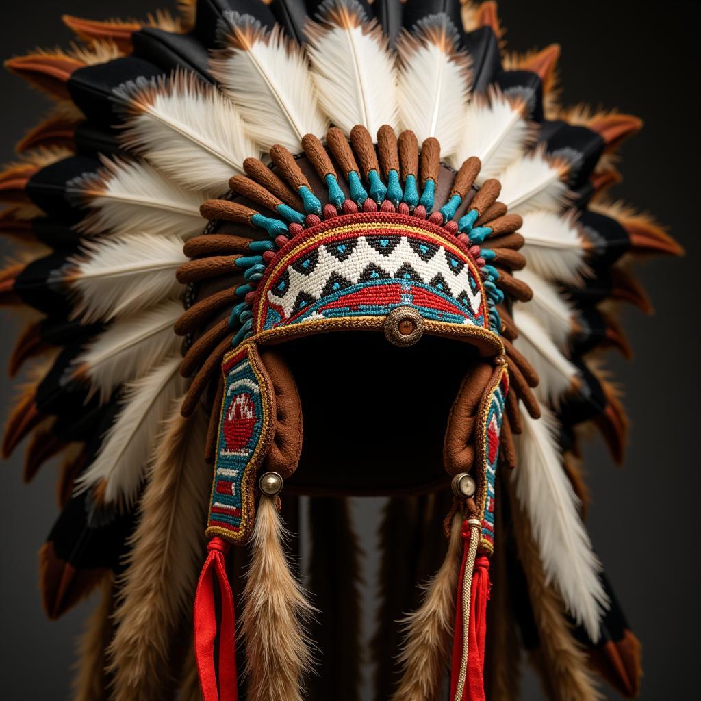 Authentic Chiefs Helmet: Detailed Craftsmanship