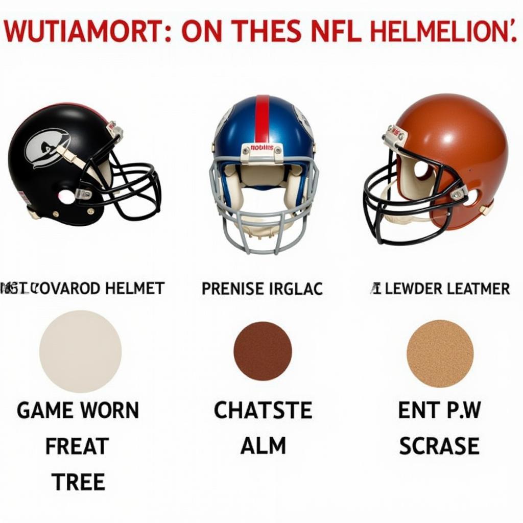 Authentic NFL Helmet Types: Game-Worn, Replica, and Vintage