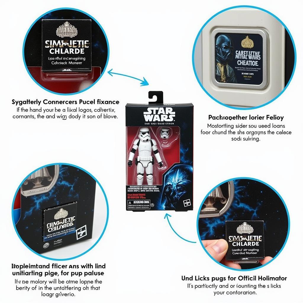 Authentic Star Wars Merchandise Packaging