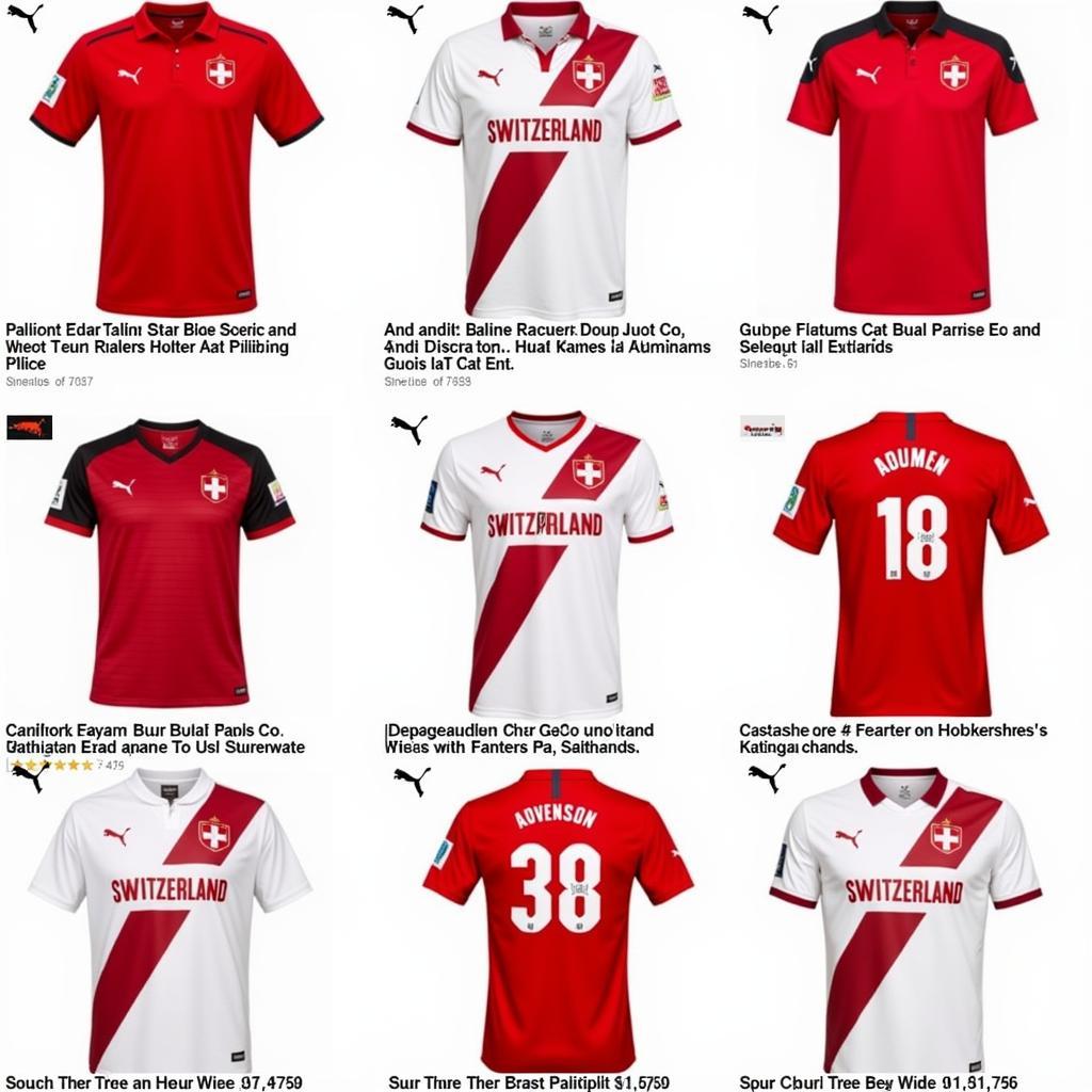 Authentic Switzerland Soccer Jerseys from Official Retailers