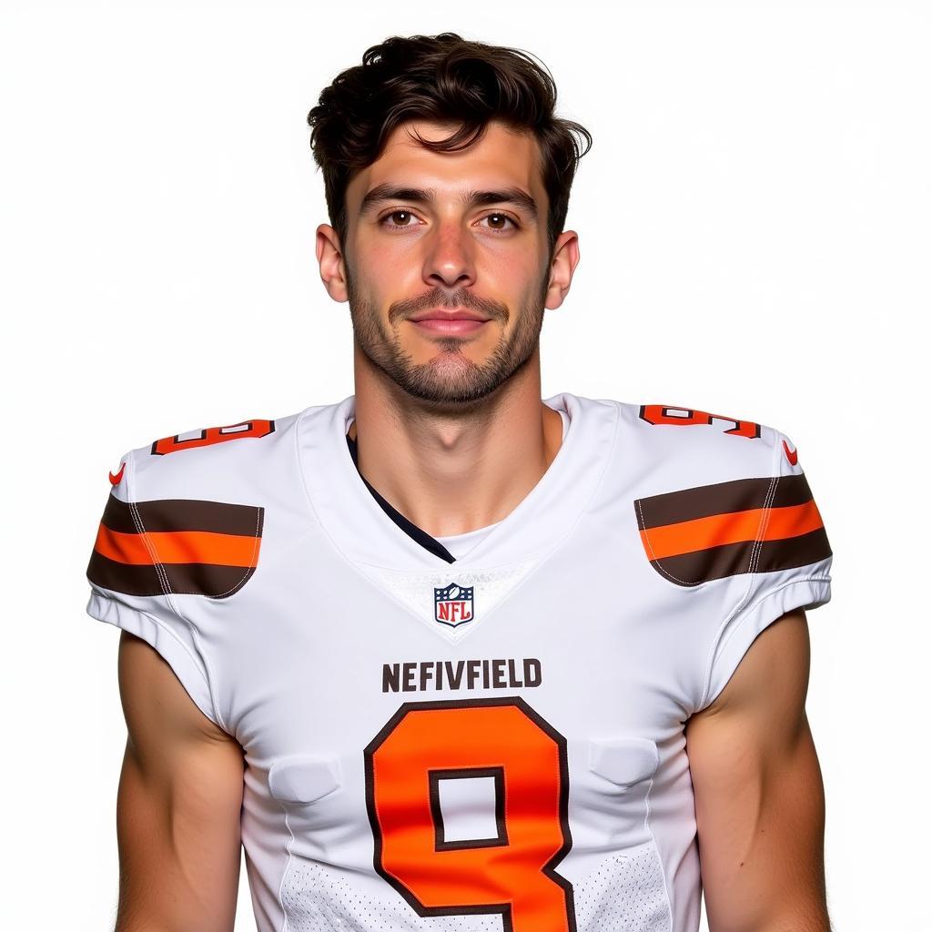 Baker Mayfield Browns uniform PNG