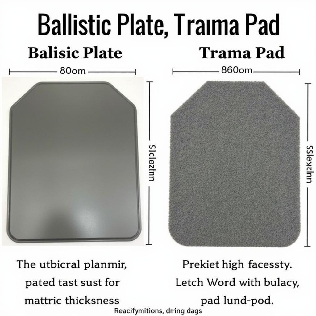 Ballistic Plate and Trauma Pad