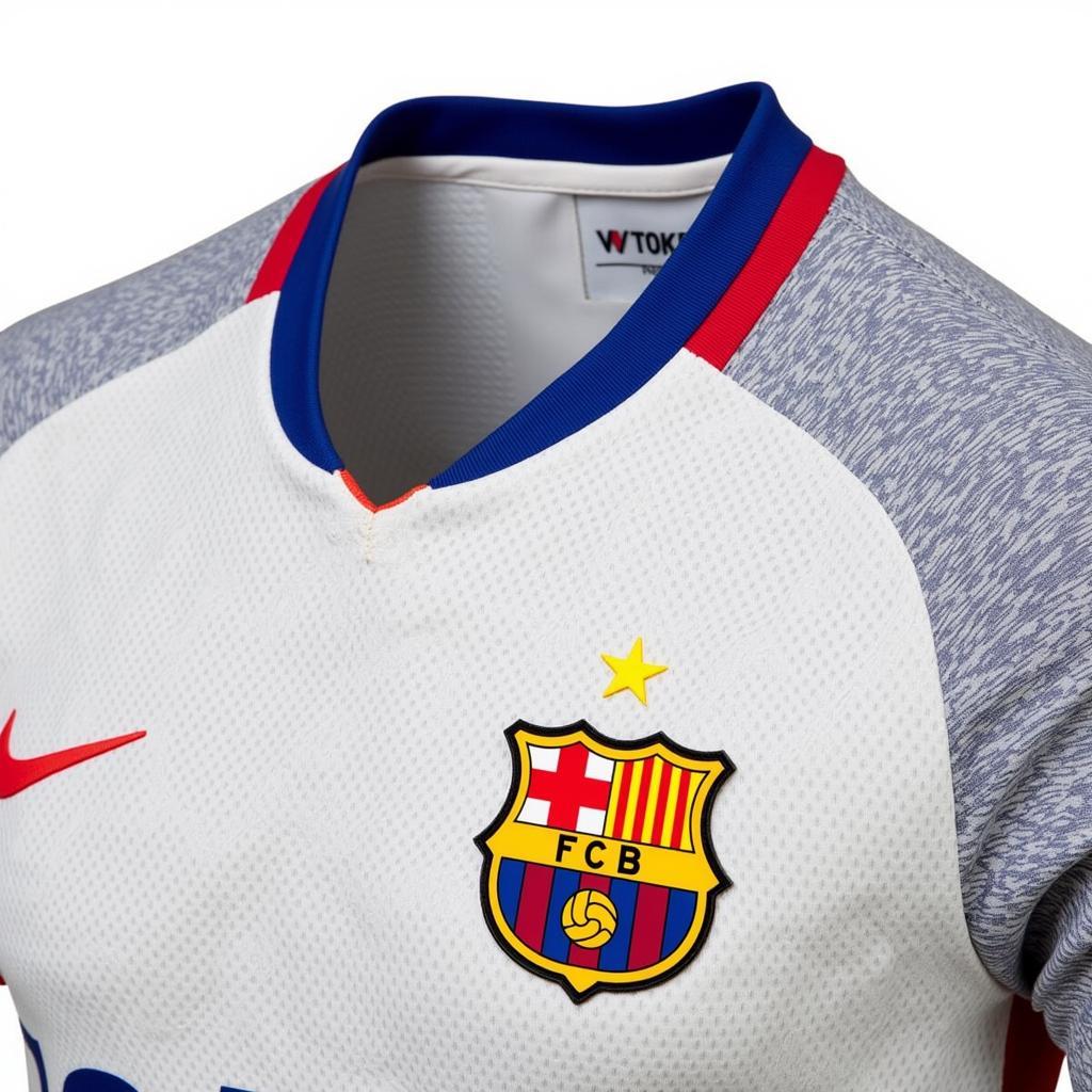 Close-up of the Barca 23/24 Third Kit Design