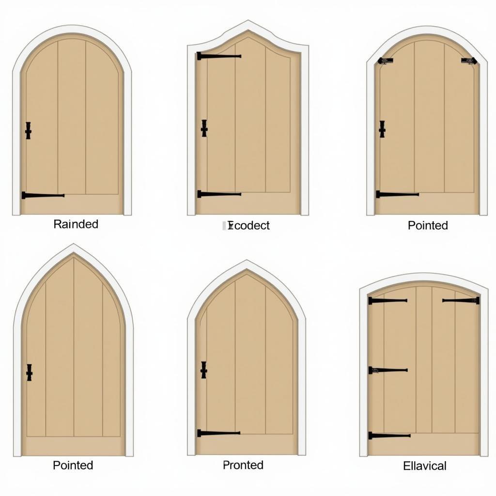 Different Barn Door Arch Styles