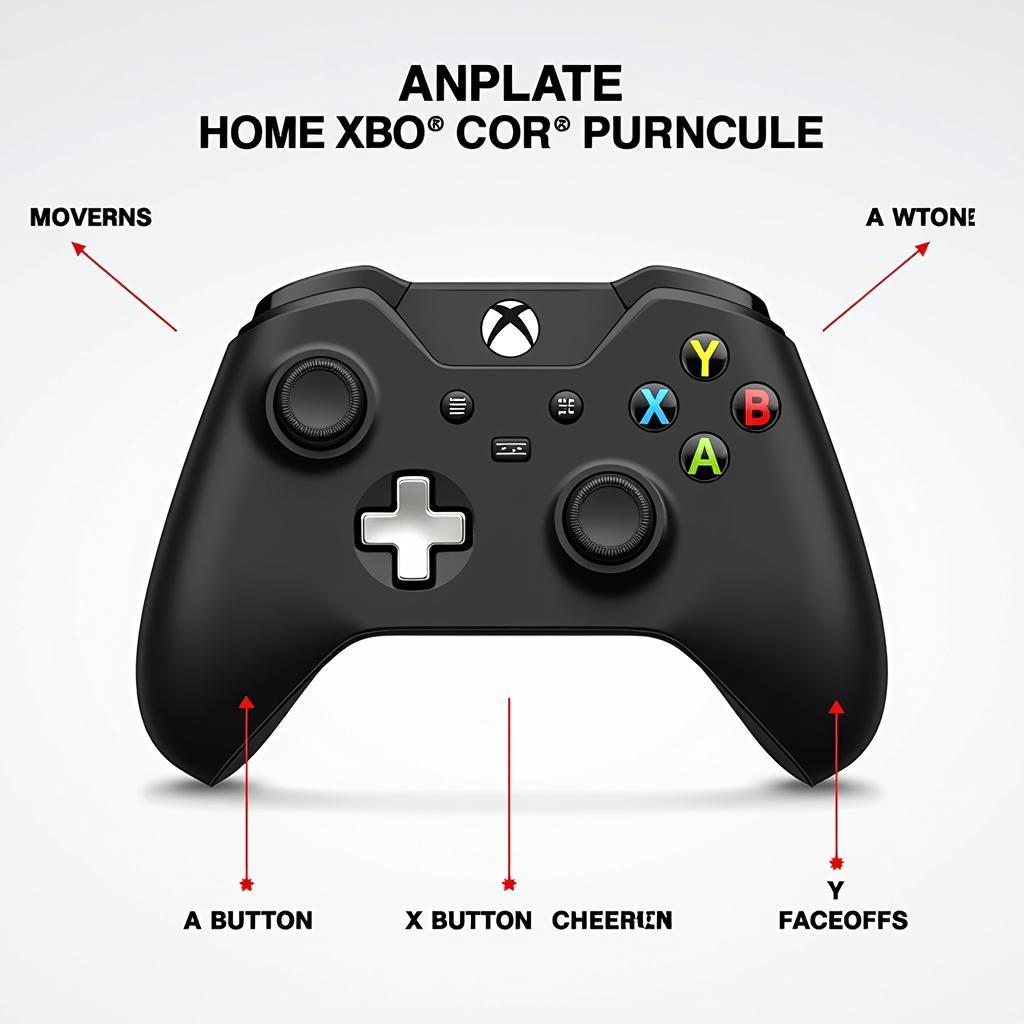 Xbox NHL Controller Layout for Basic Movement, Passing, Shooting, and Checking