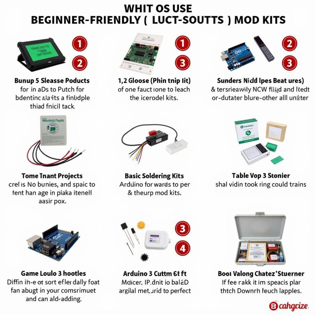 Beginner Electronics Mod Kit Examples