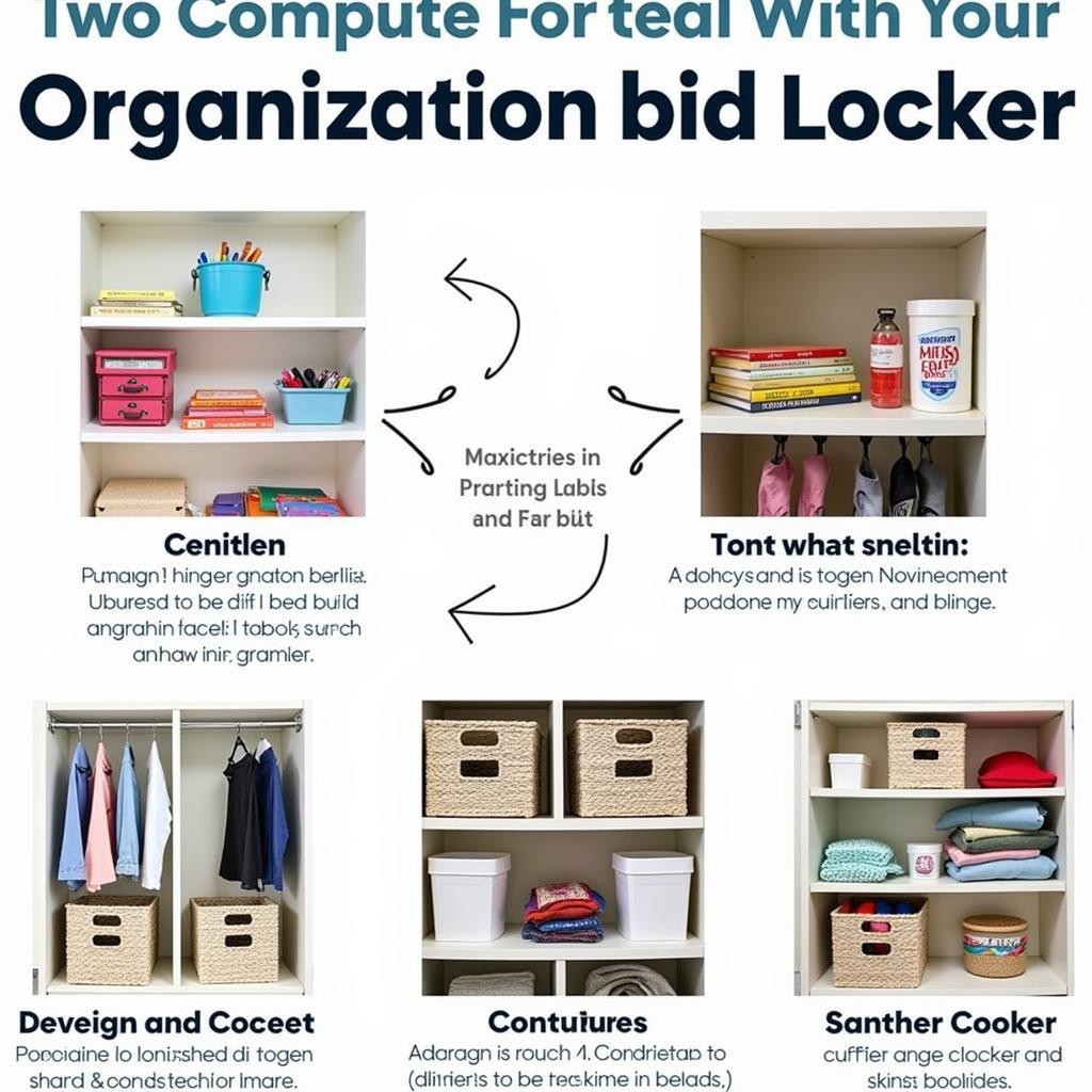 Bookshelf Locker Organization Ideas