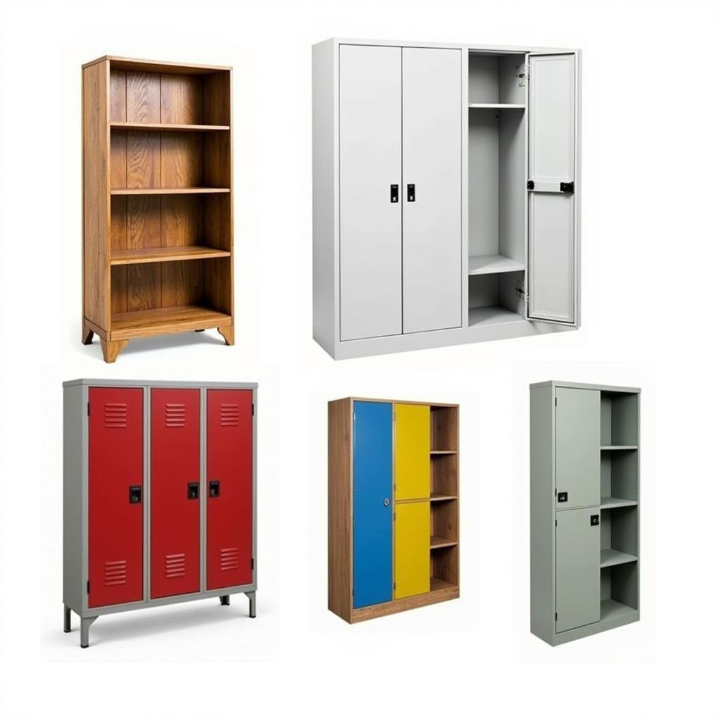 Different Styles of Bookshelf Lockers