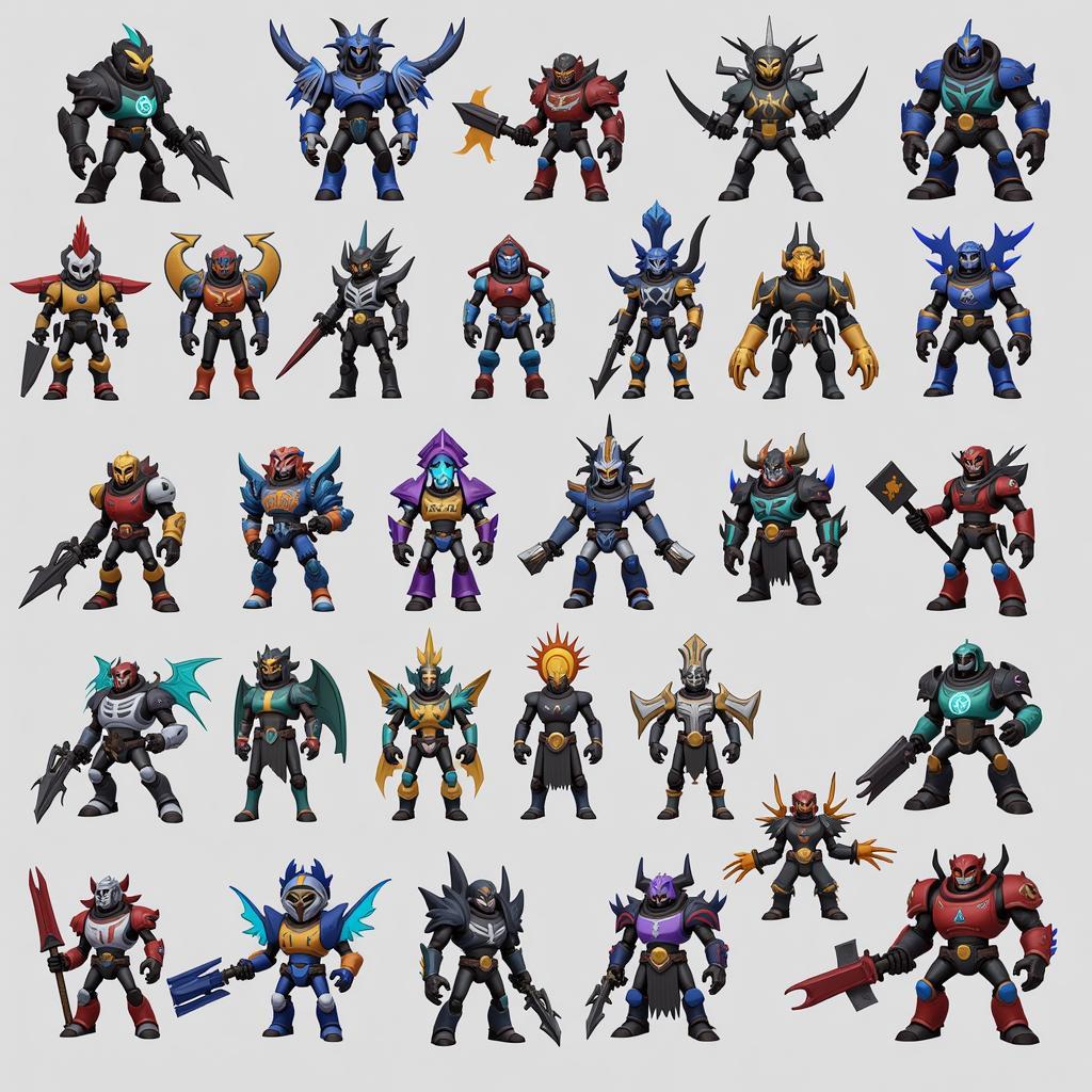 Bot Skin Variations in Online Games